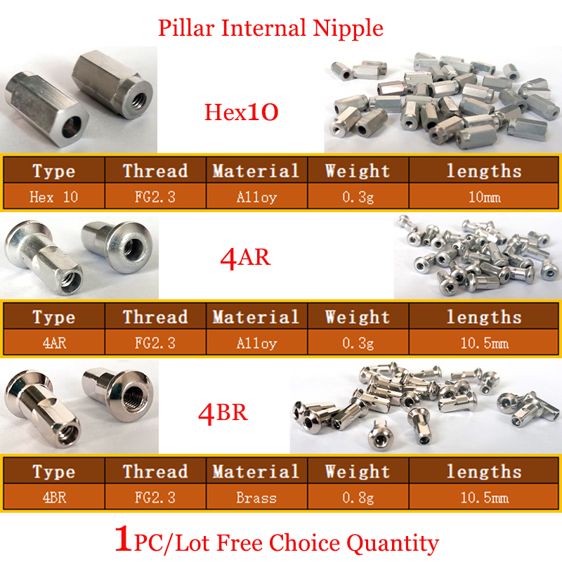 Spoke Nipple Brass - 1 teile/los Säule interne Fahrrad Speichen