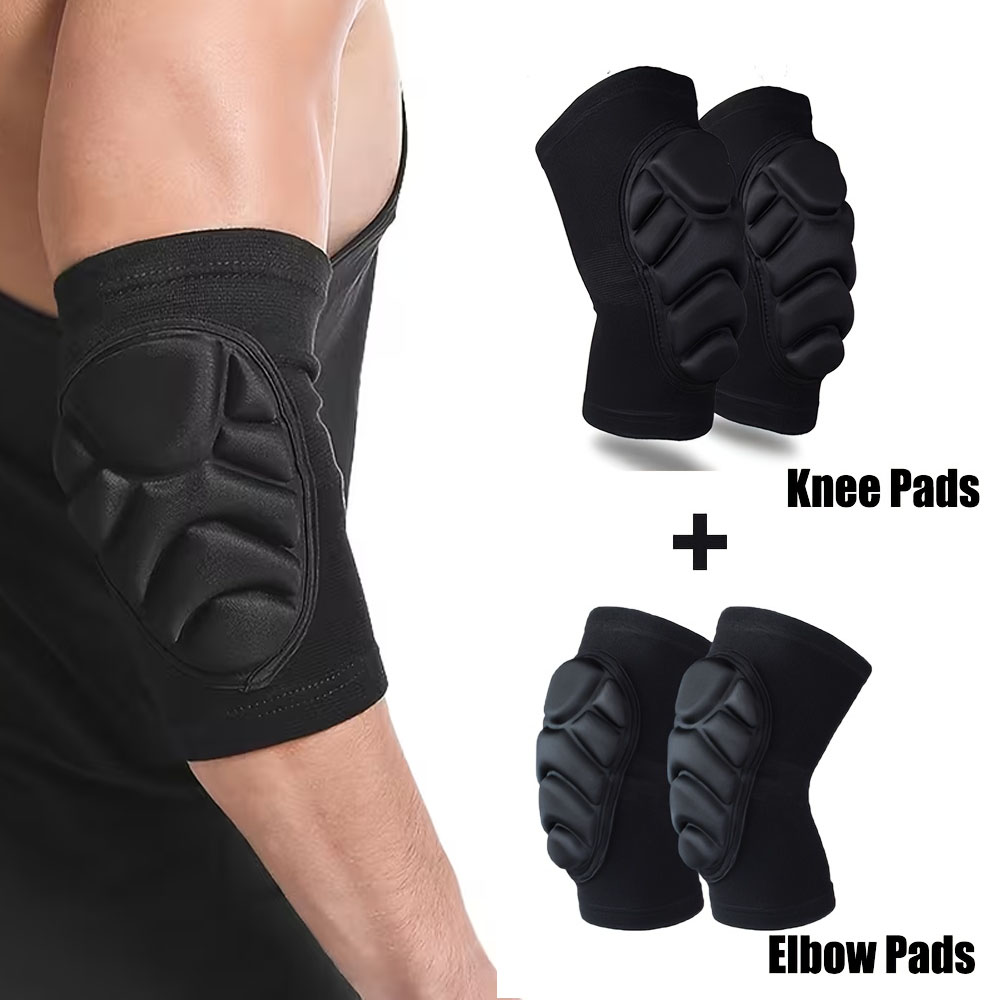 Mountain Biking Elbow Pads - 2 Stück professionelle Knie-Ellenbogenschützer für Männer