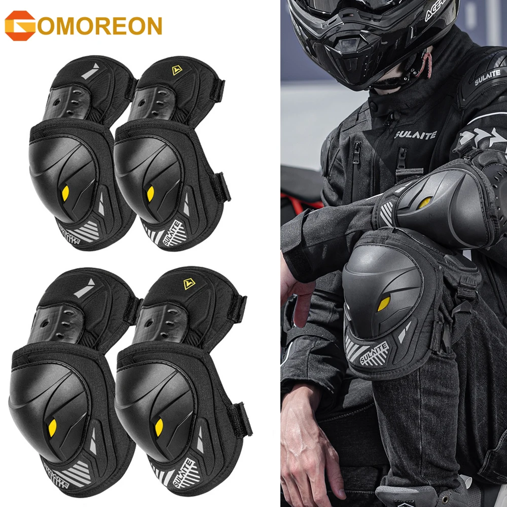 GOMOREON 1 Paar Motorrad-Knie- – Mountain Biking Elbow Pads Bewertung und Preis