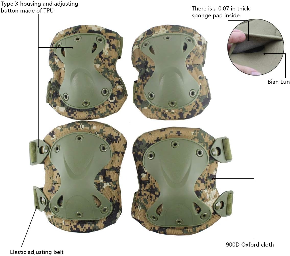 SSUNTAK Tarnfarben Taktische K – Mountain Biking Elbow Pads Bewertung und Preis